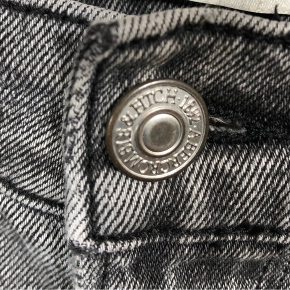 Abercrombie & Fitch Women’s The Ankle Straight Ultra High Rise Jeans Size 27/4 - Picture 6 of 7